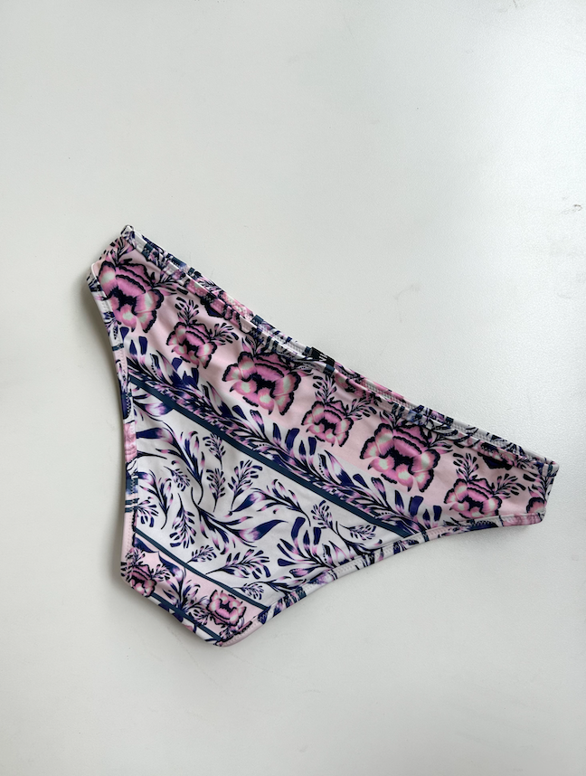 Minkpink Bather Bottom - Pink/Purple Floral Multi Print