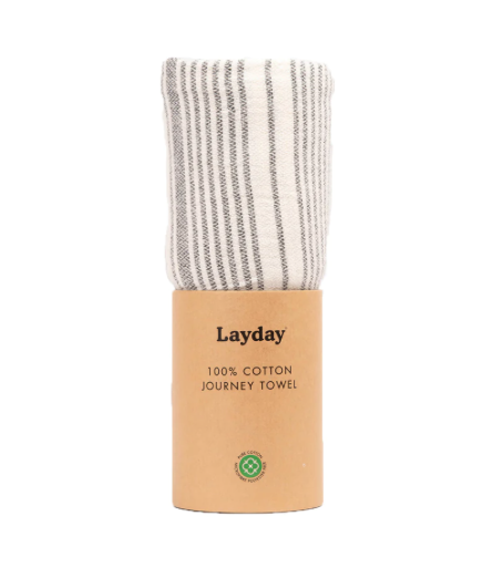 Layday Flat Towel - Charter Ash