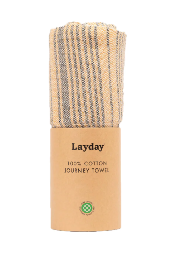 Layday Flat Towel - Charter Honey
