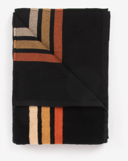 Layday French Terry Towel - Pontoon Single Black