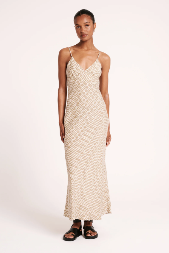 Nude Lucy Priya Cupro Slip Dress - Marz