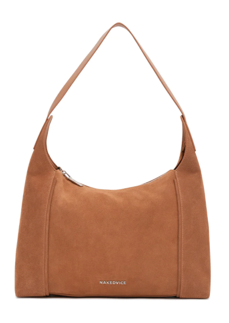 Nakedvice The Becca Suede Bag- Tan