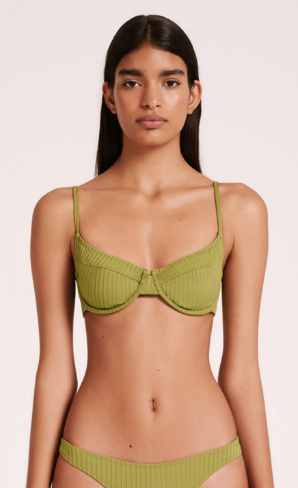 Nude Lucy Classic Bralette- Grass