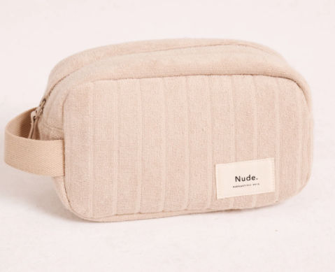 Nude Lucy Terry Cosmetic Bag- Natural