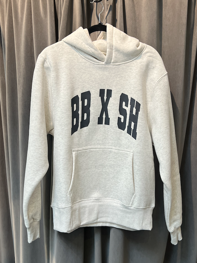 Birdie Blue x Salubrious Hour Collaboration Unisex Hoodie - Grey Marle