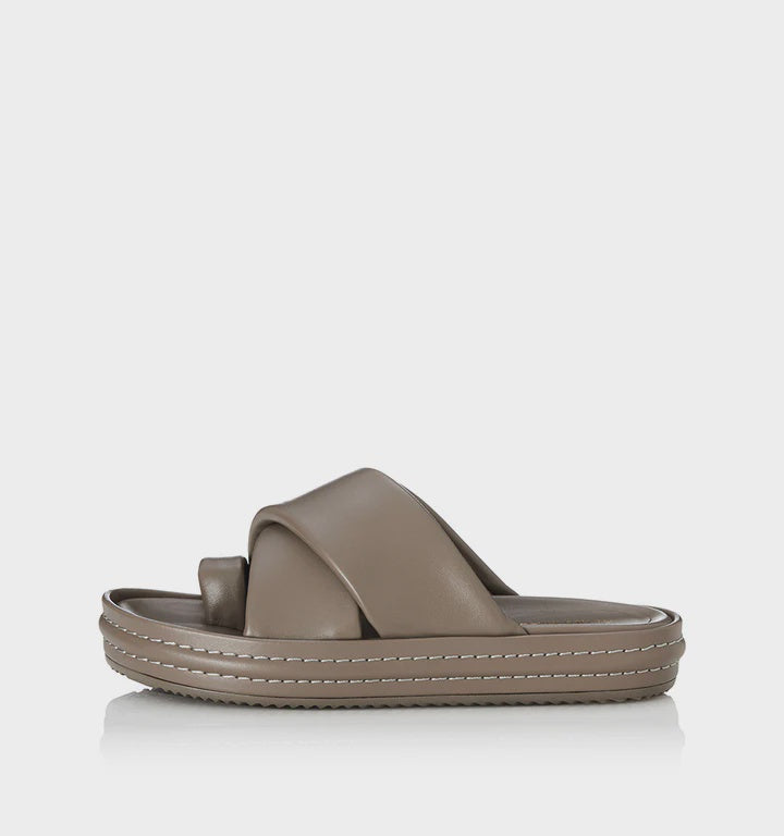 Alias Mae Shae Slide - Taupe Leather