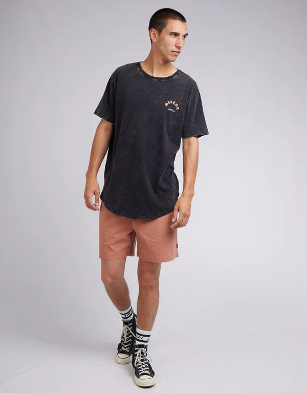 Nilla Scoop Tee - Washed Black