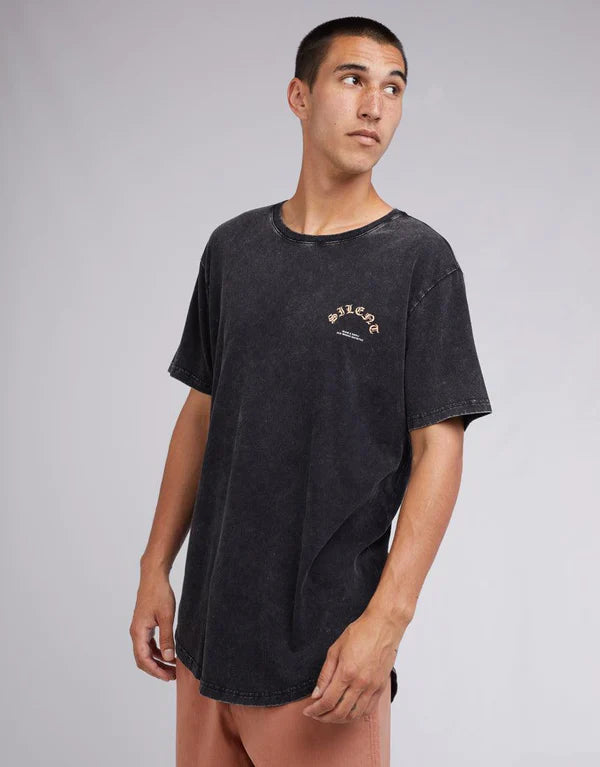 Nilla Scoop Tee - Washed Black