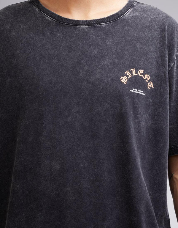 Nilla Scoop Tee - Washed Black