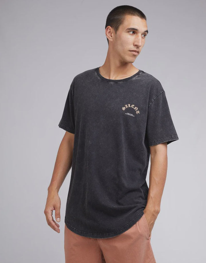 Nilla Scoop Tee - Washed Black