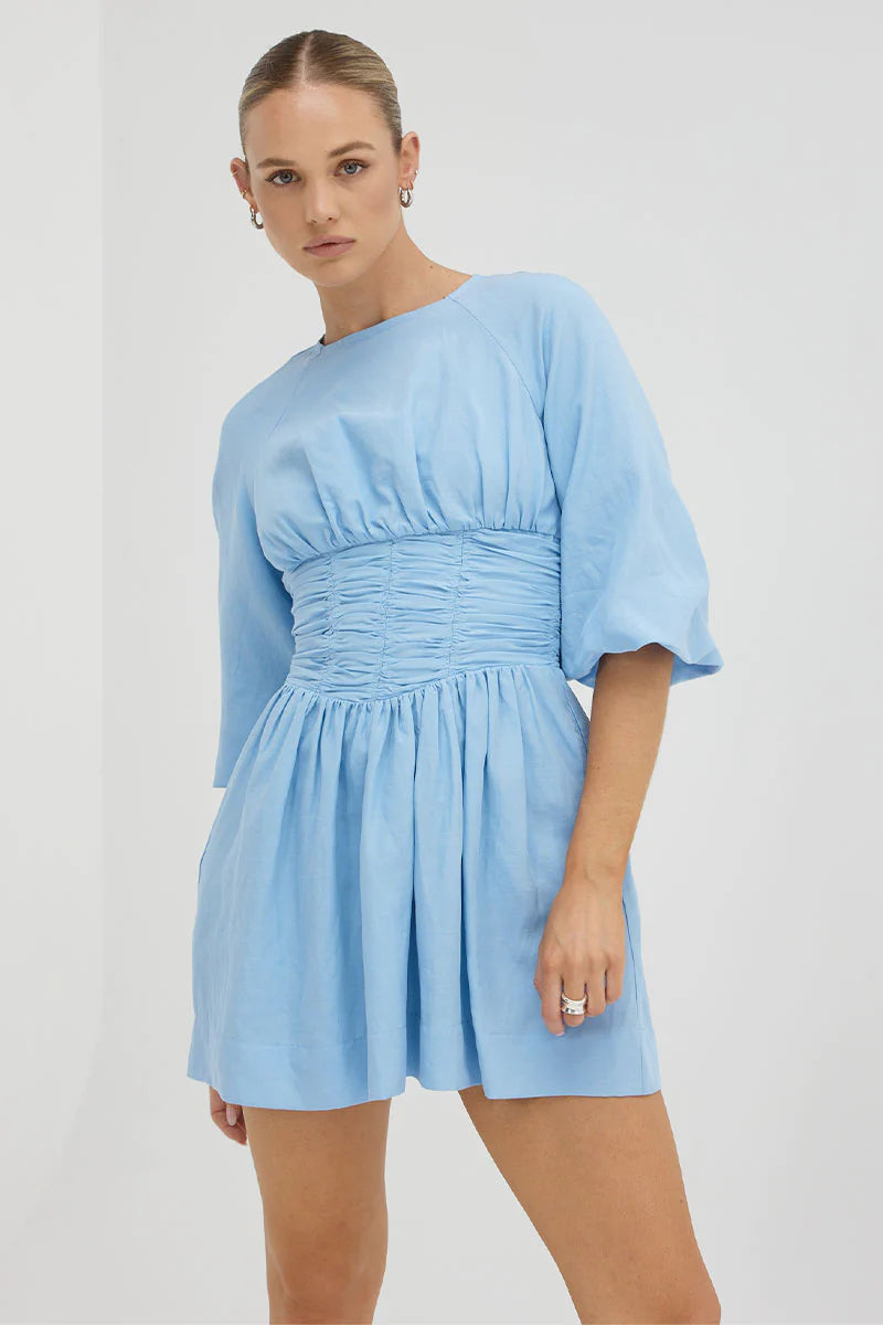 Essence Mini Dress - Blue