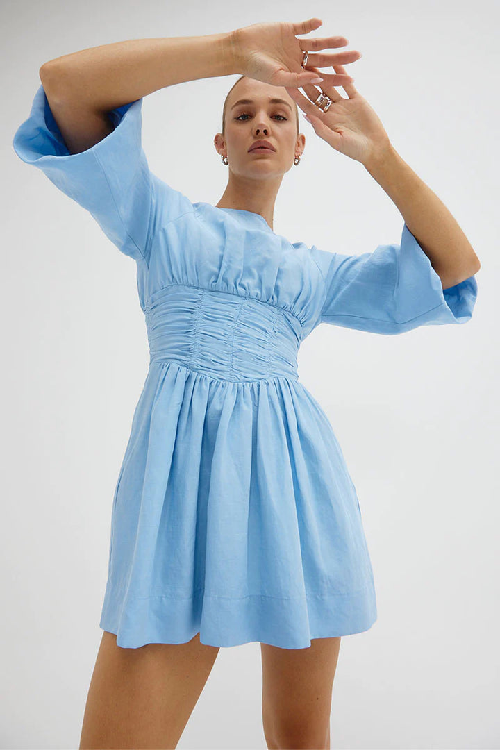 Essence Mini Dress - Blue