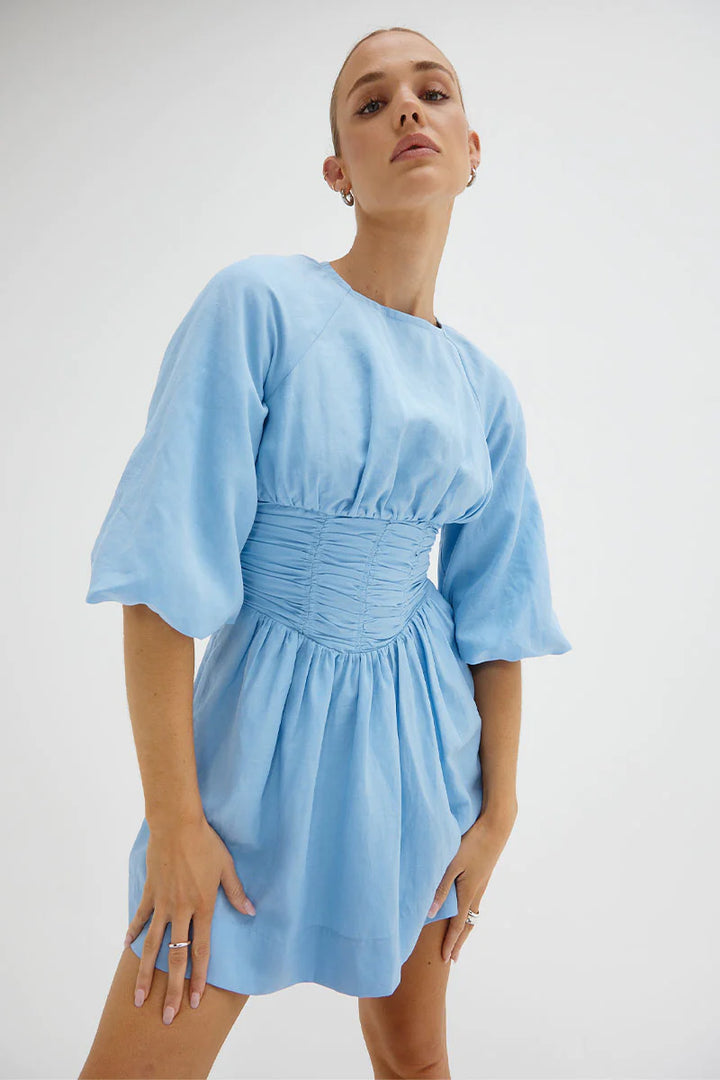 Essence Mini Dress - Blue