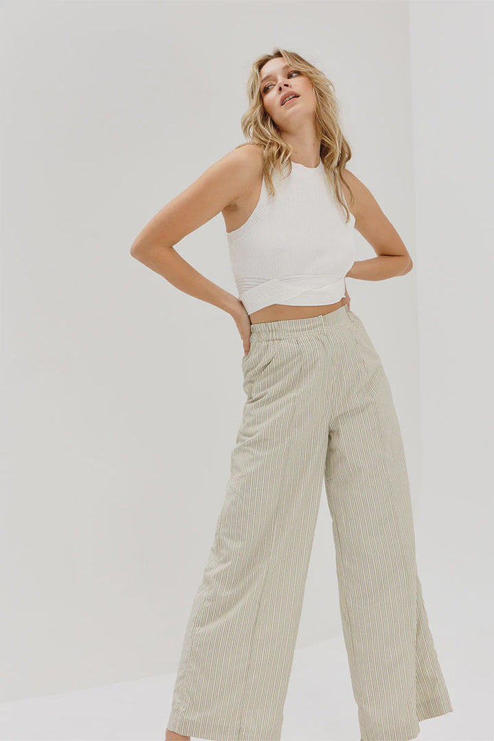 Drift Knit Tank- Chalk