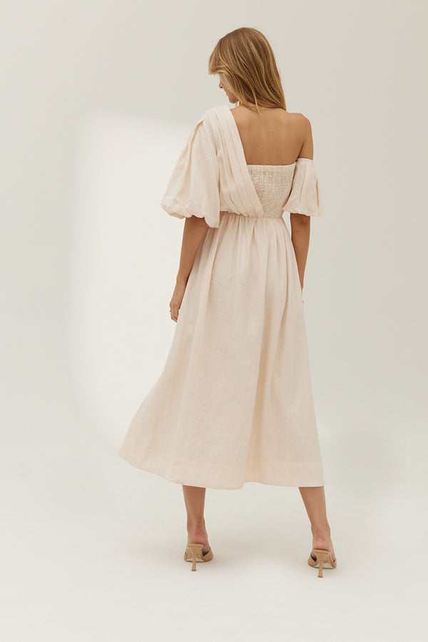 Delay Midi Dress - Oyster