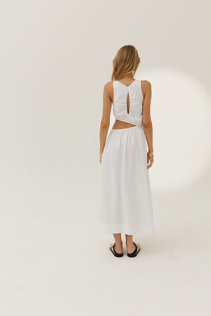 Mode Midi Dress - White