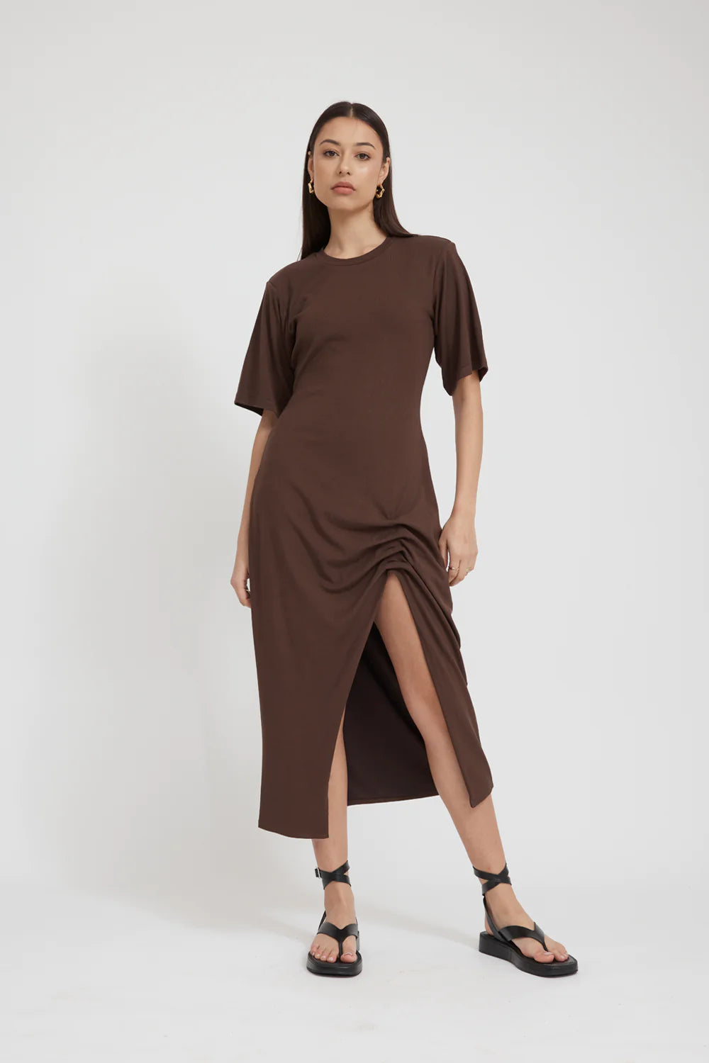 Rowena Dress- Fudge