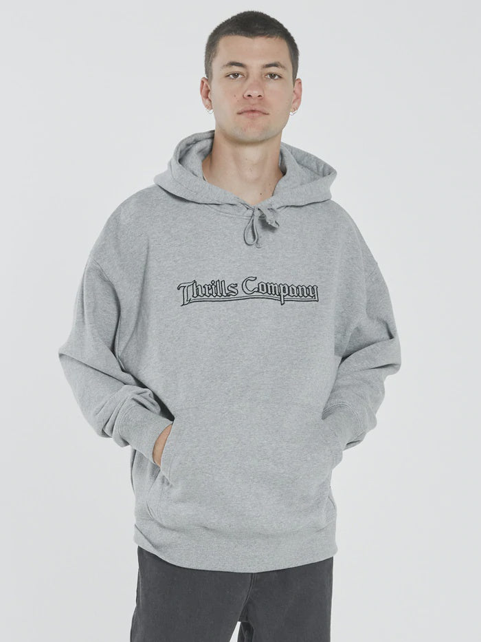 Knights Slouch Pull On Hood- Grey Marle