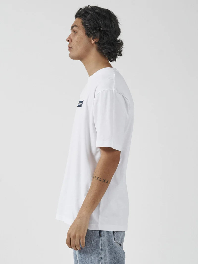 Positive No Negative Oversize Fit Tee - White