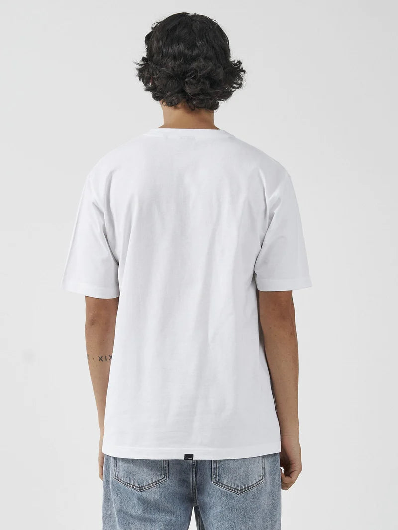 Positive No Negative Oversize Fit Tee - White