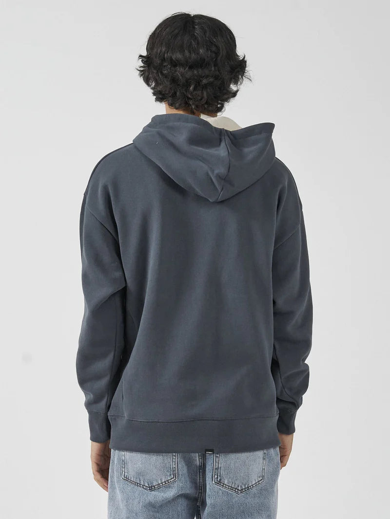 Thrills Union Slouch Pull On Hood - Petrol