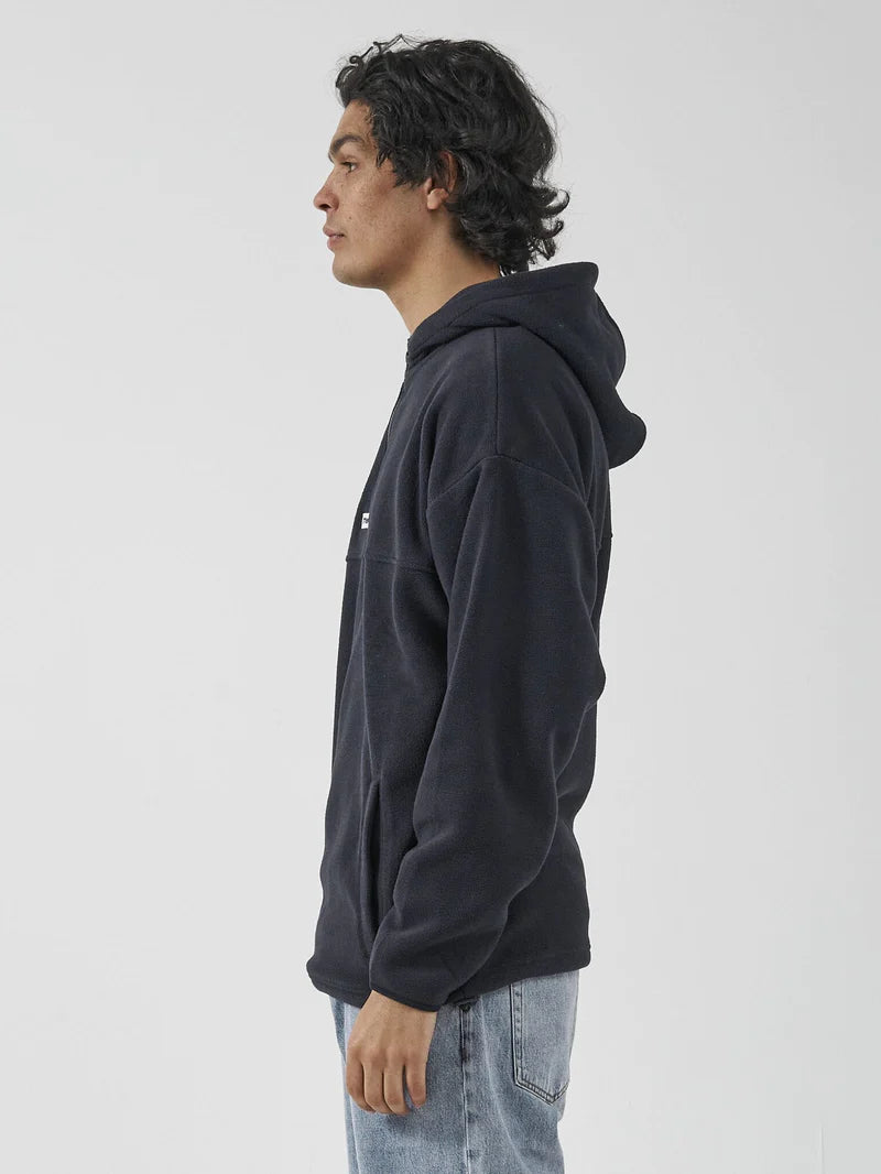 Positive No Negative Polar Fleece Slouch Hood - Dark Navy