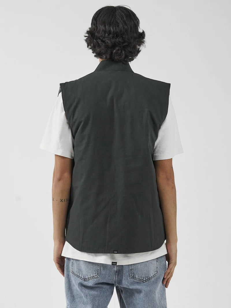 Thrills Union Vest - Oil Green