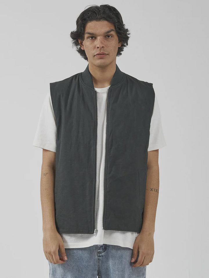 Thrills Union Vest - Oil Green
