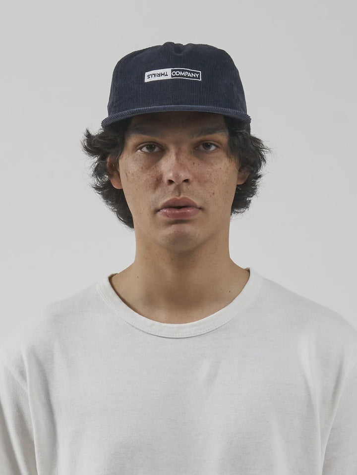 Positive No Negative 5 Panel Cap - Dark Navy