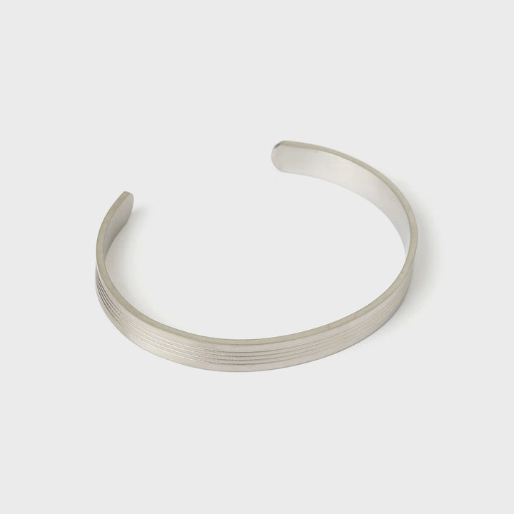 Arms Of Eve Tasman Men's Cuff Bracelet - Silver