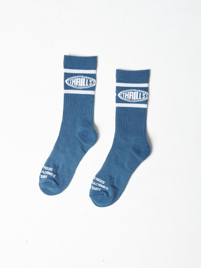 Warped Sock- Royal Blue