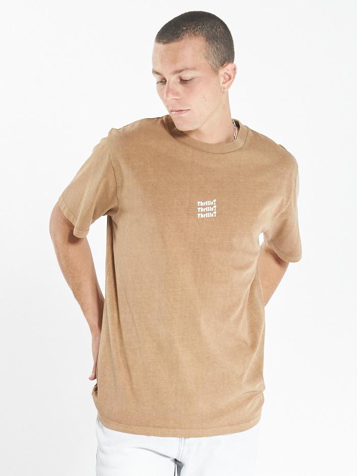 Thrills Unlimited Merch Fit Tee - Tobacco