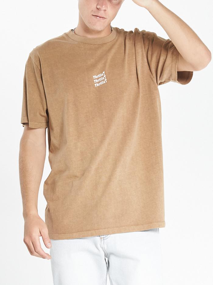Thrills Unlimited Merch Fit Tee - Tobacco