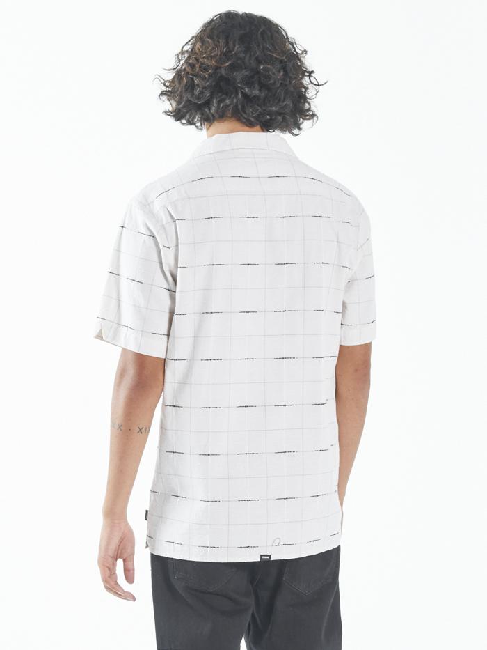 Non Sense Bowling Shirt - Heritage White