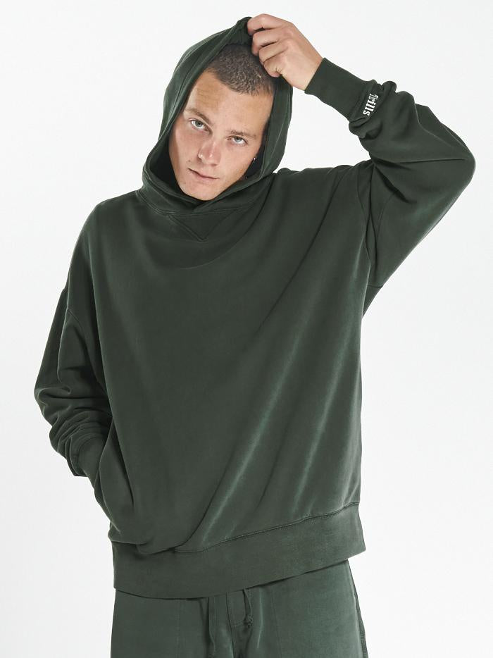 Situation Normal Slouch Pull On Hood- Dark Olive
