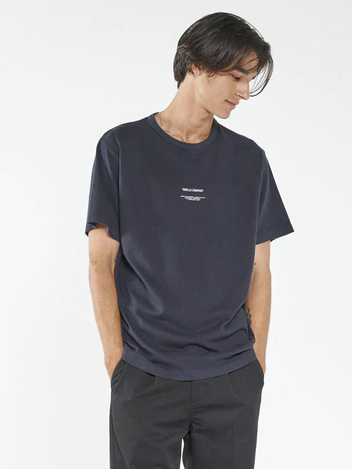 Hemp Thrills Territory Merch Fit Tee - Dark Navy