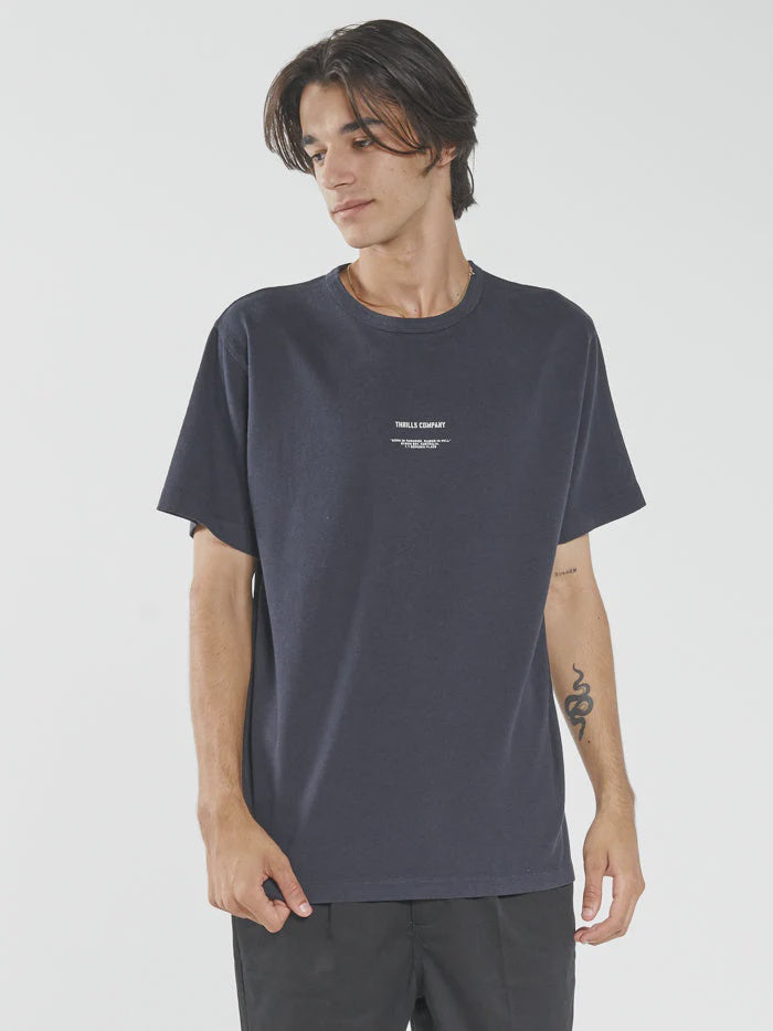 Hemp Thrills Territory Merch Fit Tee - Dark Navy