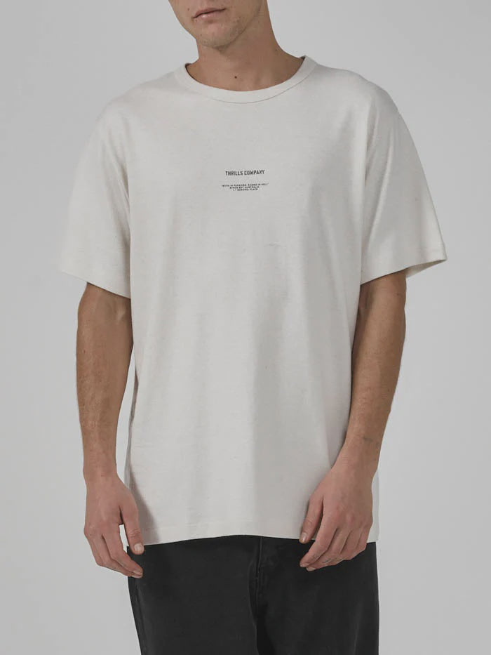 Hemp Thrills Territory Merch Fit Tee - Unbleached