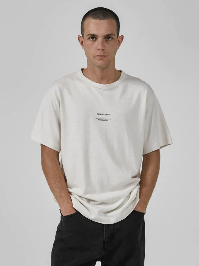 Hemp Thrills Territory Merch Fit Tee - Unbleached