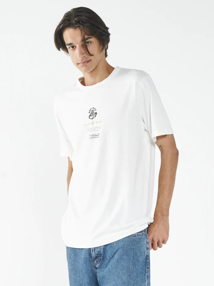 Hemp Spiritual Union Merch Fit Tee - Dirty White