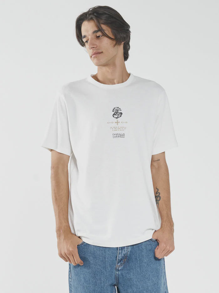 Hemp Spiritual Union Merch Fit Tee - Dirty White