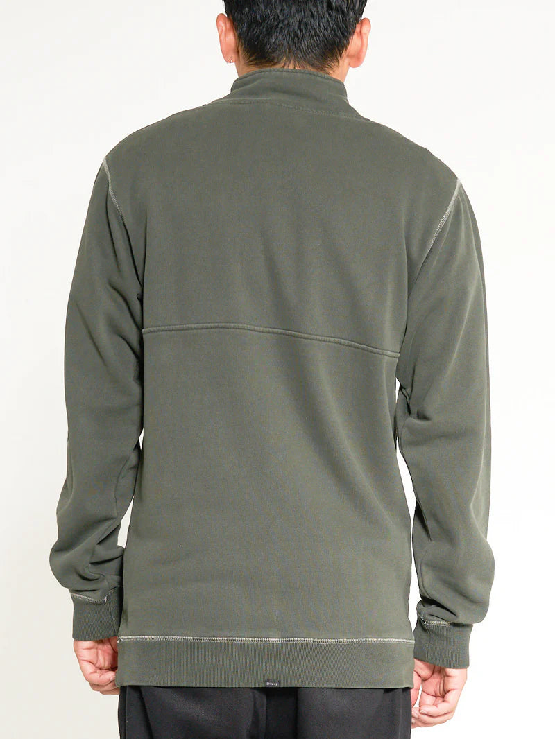 Infinite Thrills 3/4 Zip Fleece - Oil Green
