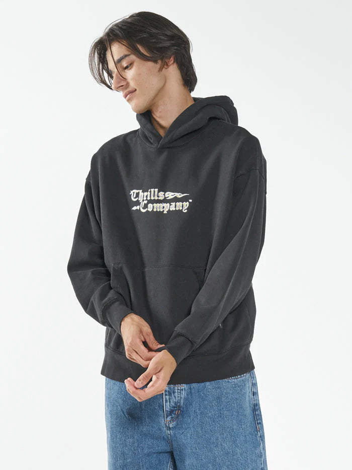 Glory Slouch Pull On Hood - Black