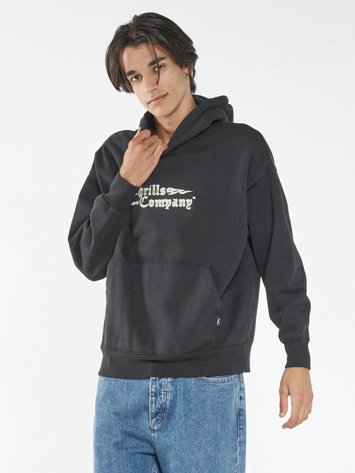 Glory Slouch Pull On Hood - Black