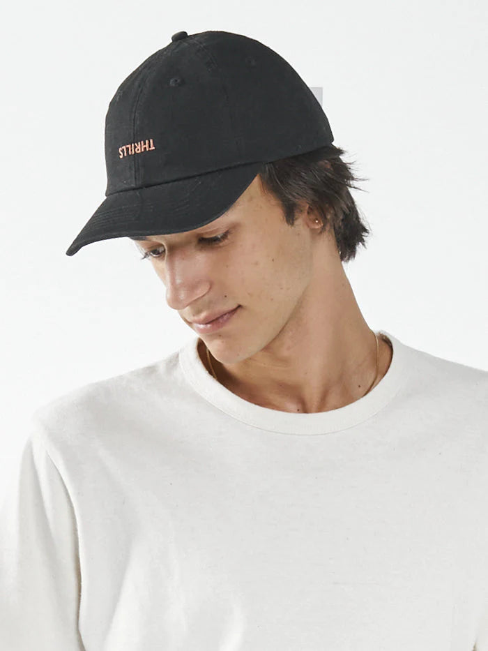 Minimal Thrills 6 Panel Cap - Merch Black/Cork
