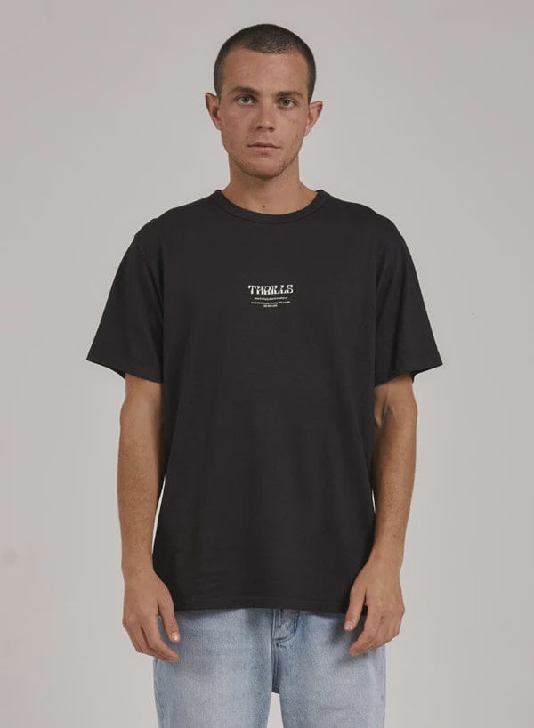 Thrills Hemp High Standards Merch Fit Tee - Black
