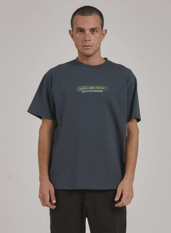 Thrills Wonderland Merch Fit Tee - Dark Slate