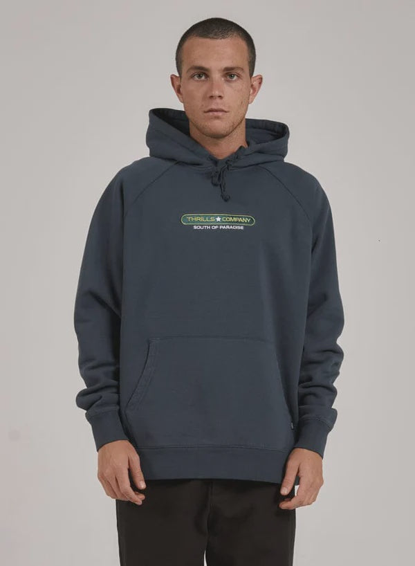 Thrills Wonderland Raglan Hood - Dark Slate