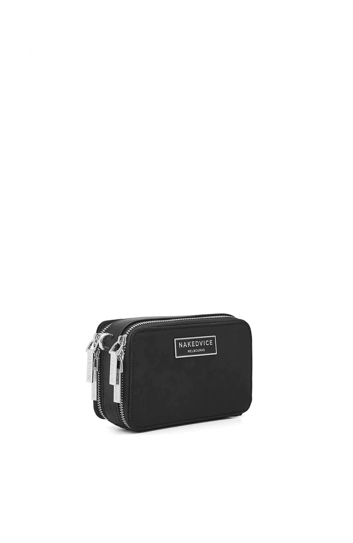 The Lexie Black Silver - Black Nylon