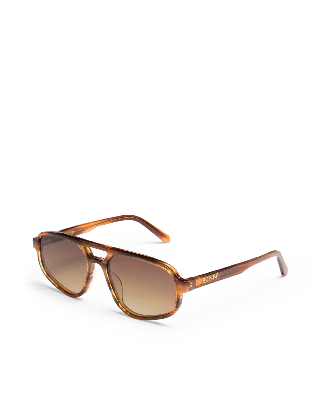 The Ashley- Stripe Honey Tort Brown